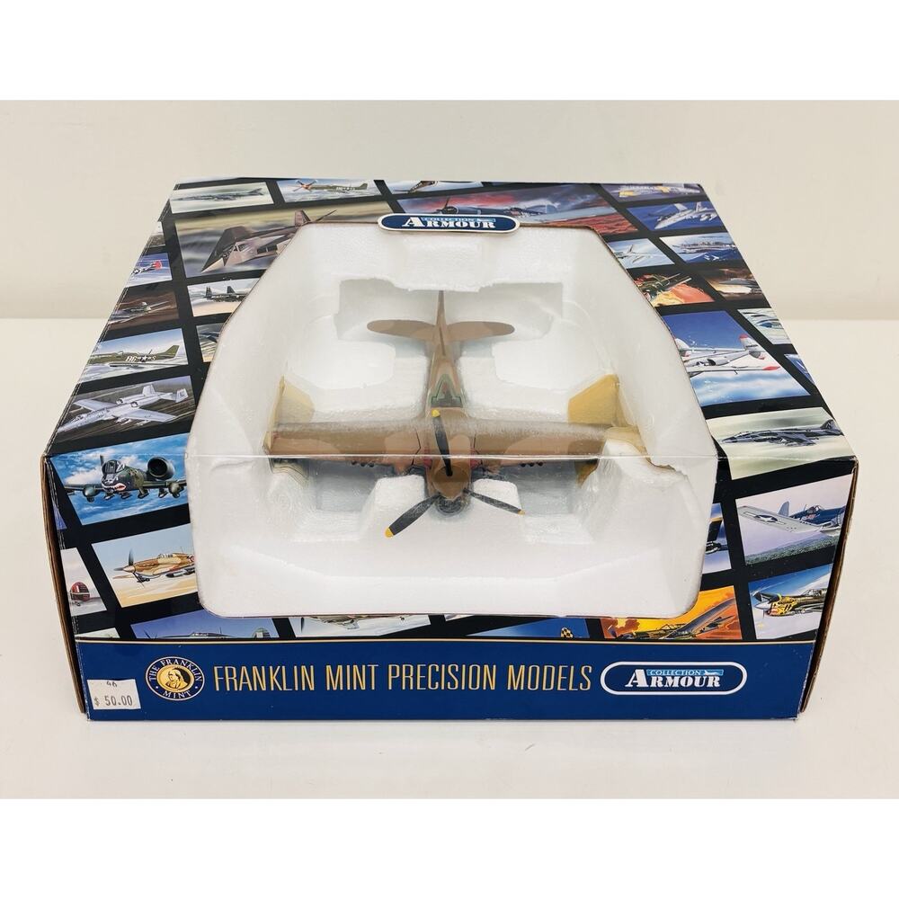 Franklin Mint 1:48 P-40 F5 Warhawk "Mad Kot" Armee De L'Air 98227 B11b626
